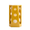 GALILEA Mustard Lacquer Table Lamp with trapezoid panels